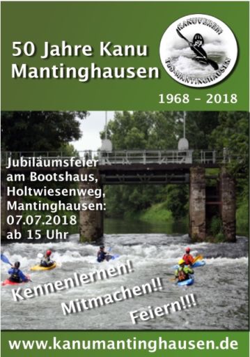 Großes Fest steht an – 50 Jahre KanuMantinghausen